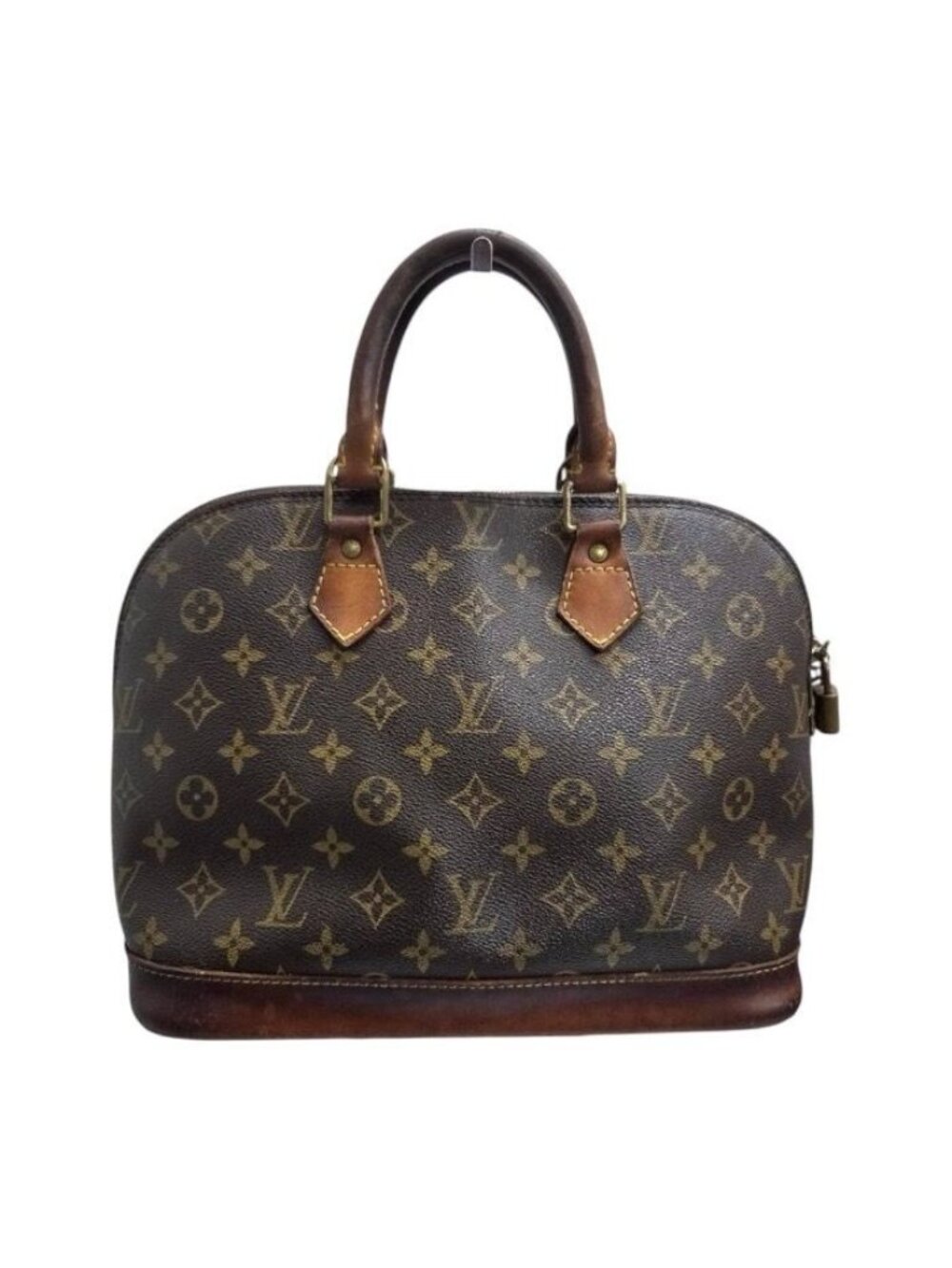 Louis Vuitton Monogram Brown Gold Handbag